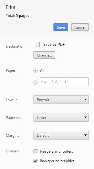 print webpage from android